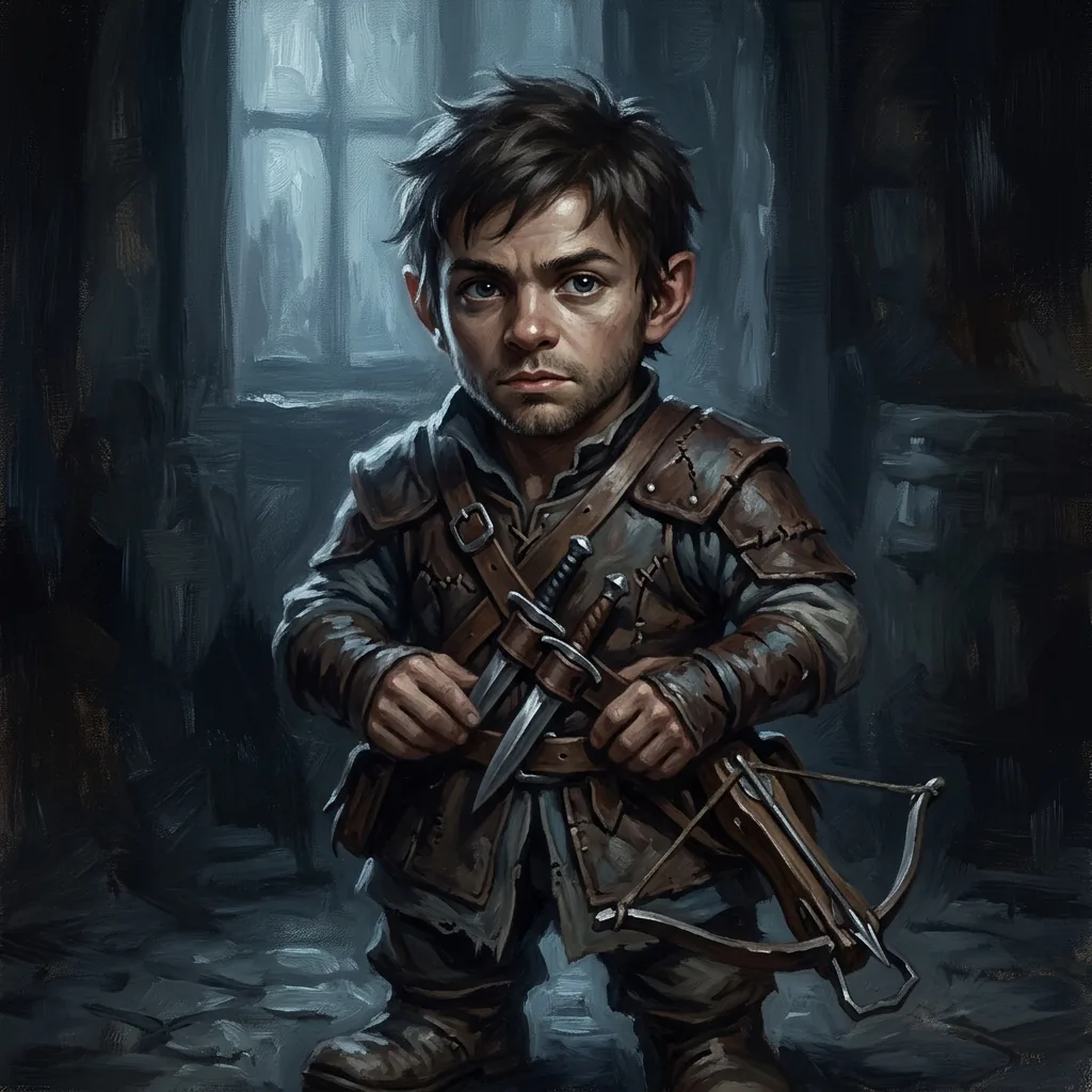 Momonari, a halfling rogue